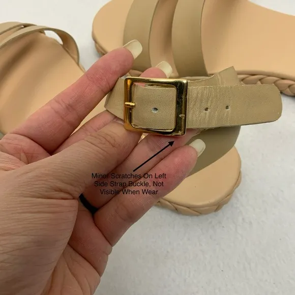 NWOB KAANAS Terrazas Double Band Flatform Sandals
