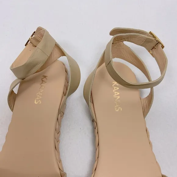NWOB KAANAS Terrazas Double Band Flatform Sandals