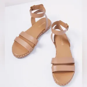 NWOB KAANAS Terrazas Double Band Flatform Sandals