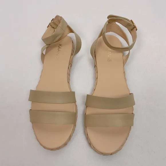 NWOB KAANAS Terrazas Double Band Flatform Sandals