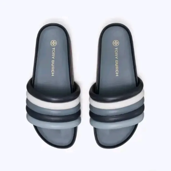 NWOB Tory Burch Quilted Flatform Sandals. Size 9.5
