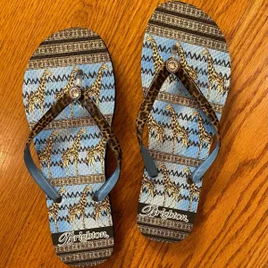NWOT Brighton Sandals, Blue