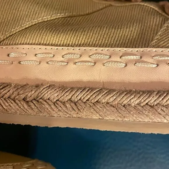 NWOT Free People Canvas High Top Shoes.