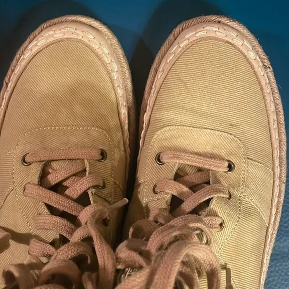 NWOT Free People Canvas High Top Shoes.