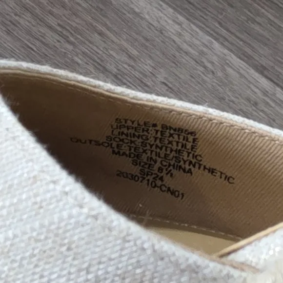 NWOT J.Crew Factory Espadrille Wedge Sandals, Size 8.5