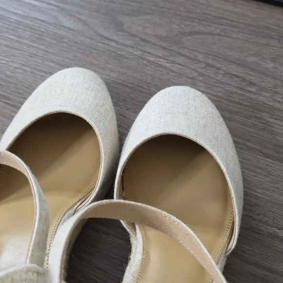 NWOT J.Crew Factory Espadrille Wedge Sandals, Size 8.5