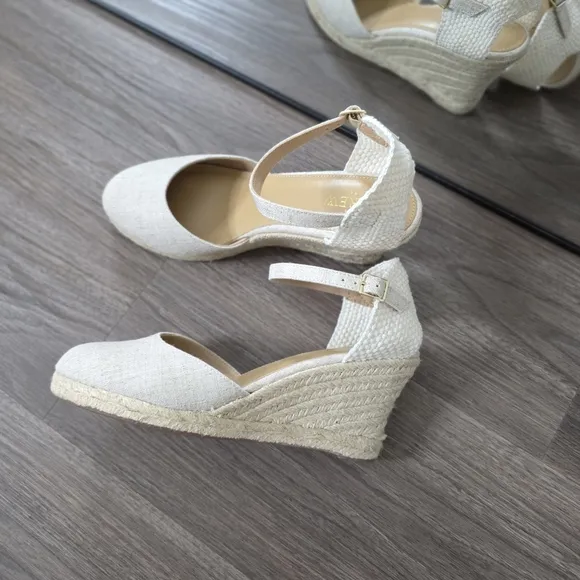 NWOT J.Crew Factory Espadrille Wedge Sandals, Size 8.5