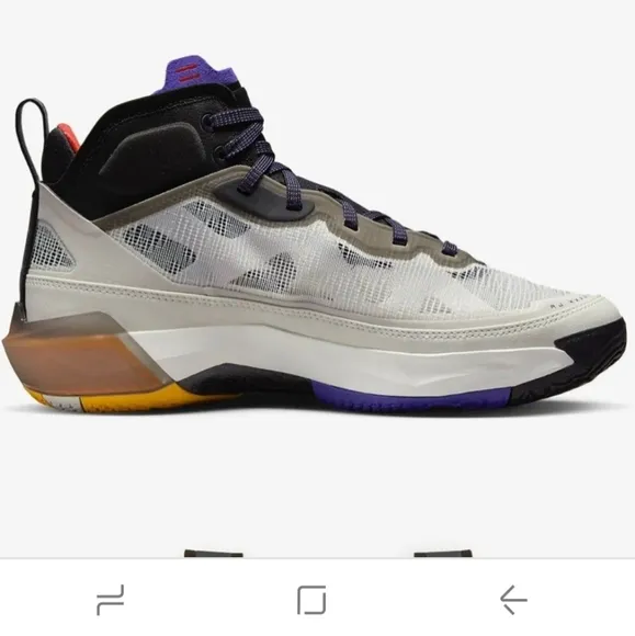 NWOT Nike Air Jordan 37 Mid Men's Bone Color Running Sneakers Athletic Shoes