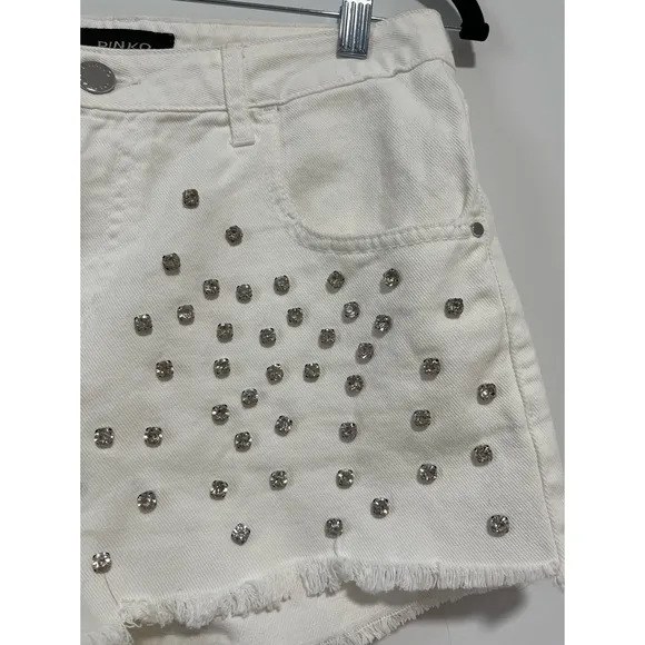 NWOT Pinko stud shorts