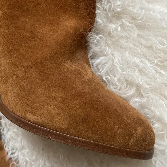 NWOT Sezane Abby Knee High Suede Boots FR 40