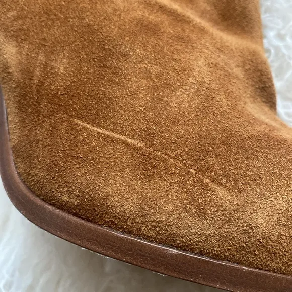 NWOT Sezane Abby Knee High Suede Boots FR 40