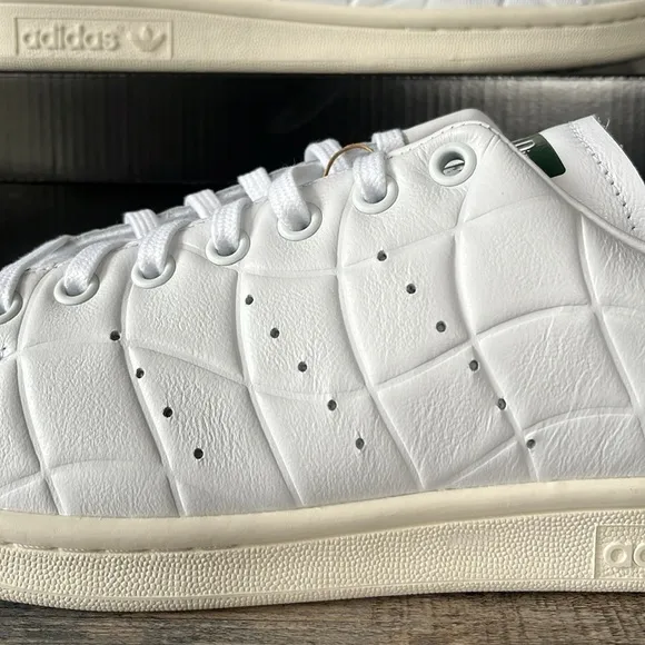 NWT Adidas Originals Men's Dime Stan Smith 'White Green Oxide' Shoes IG2044