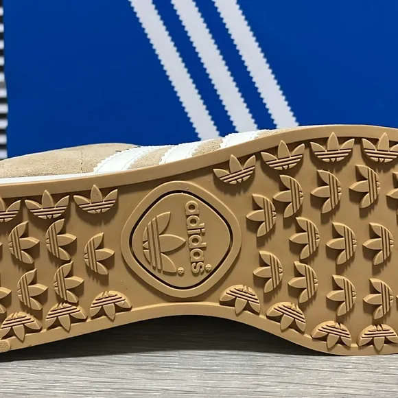 NWT Adidas Originals Samoa Men's Shoes - Beige/White - JH9050