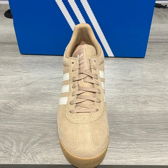 NWT Adidas Originals Samoa Men's Shoes - Beige/White - JH9050