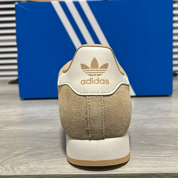 NWT Adidas Originals Samoa Men's Shoes - Beige/White - JH9050