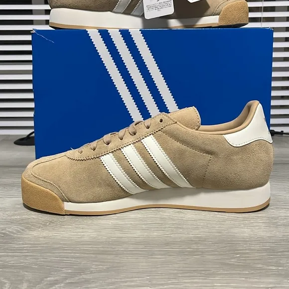 NWT Adidas Originals Samoa Men's Shoes - Beige/White - JH9050