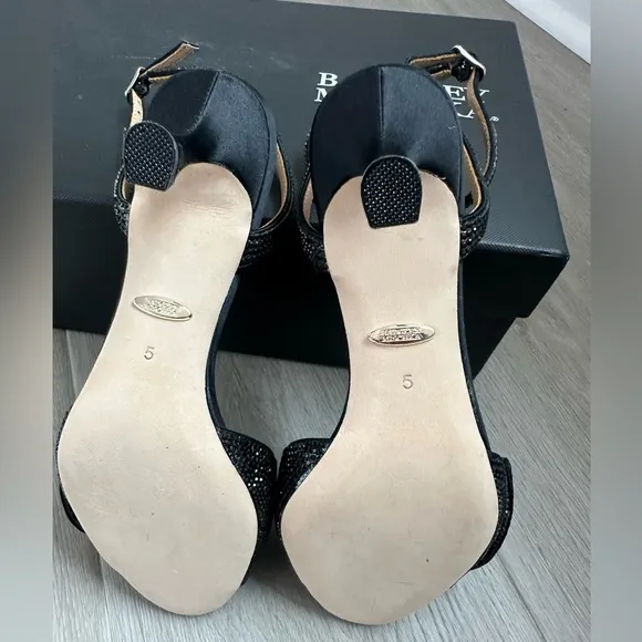 NWT BADGLEY MISCHKA COLLECTION REMI EMBELLISHED SLINGBACK SANDAL SZ 5
