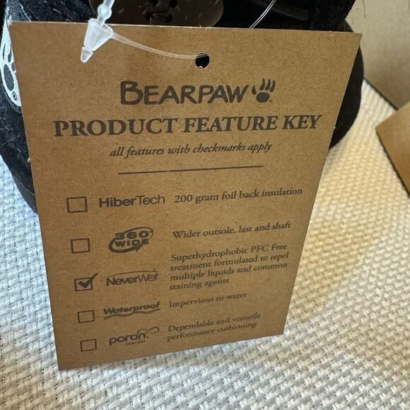 NWT Bearpaw Rosaline toddler boots cowhide suede exterior wool blend interior