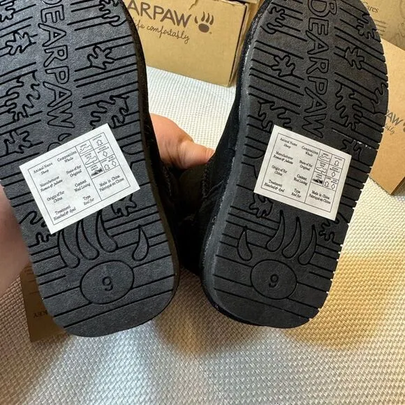 NWT Bearpaw Rosaline toddler boots cowhide suede exterior wool blend interior