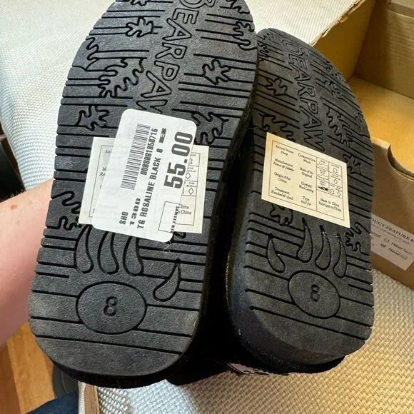 NWT Bearpaw Rosaline toddler boots cowhide suede exterior wool blend interior