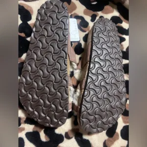 NWT Birkenstock Made in Germany MatrixShearling Sandals Leather Brown size 37