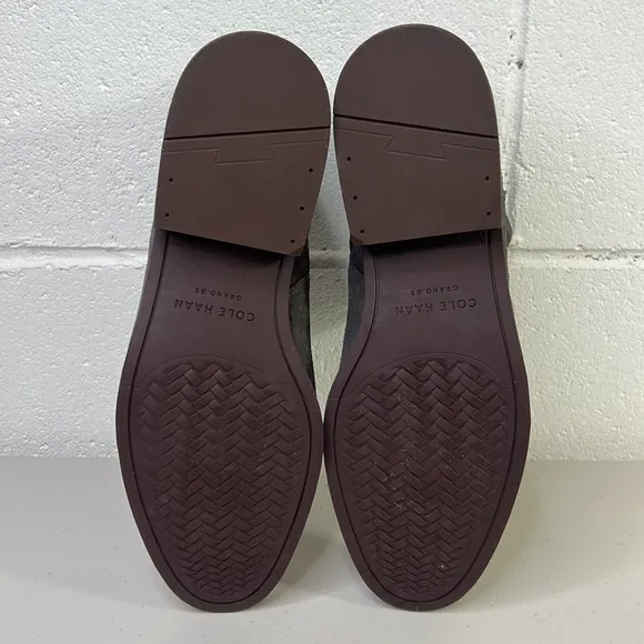 NWT Cole Haan River Round Toe Chelsea Womens Sz 10.5B Boots W26415 suede leather