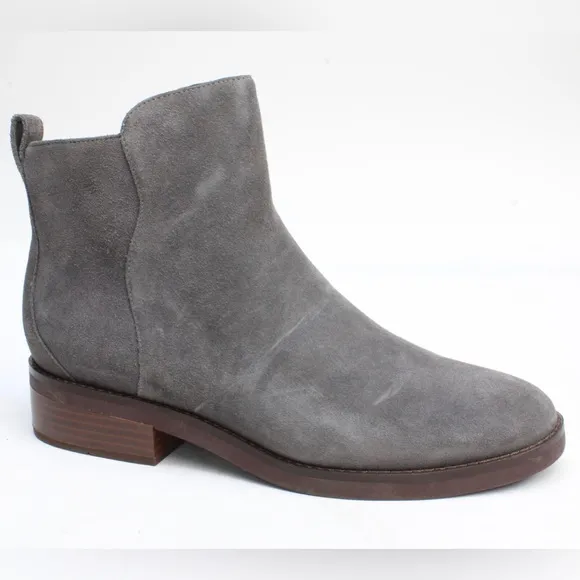 NWT Cole Haan River Round Toe Chelsea Womens Sz 10.5B Boots W26415 suede leather