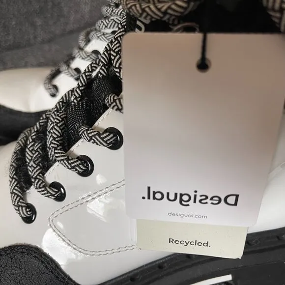 NWT Desigual Lace-up Trekking Boots