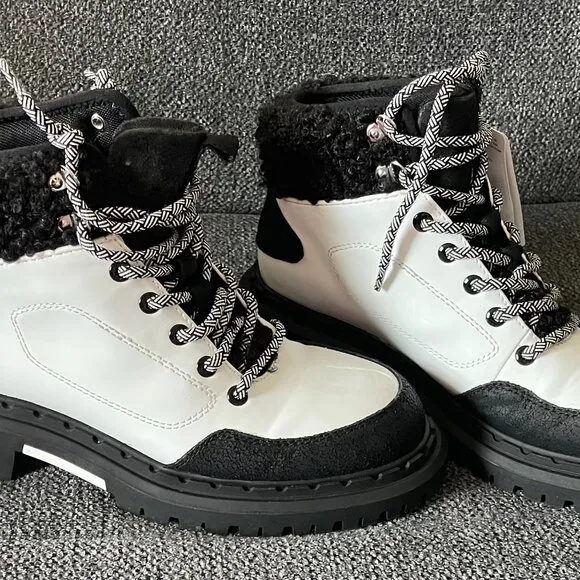 NWT Desigual Lace-up Trekking Boots