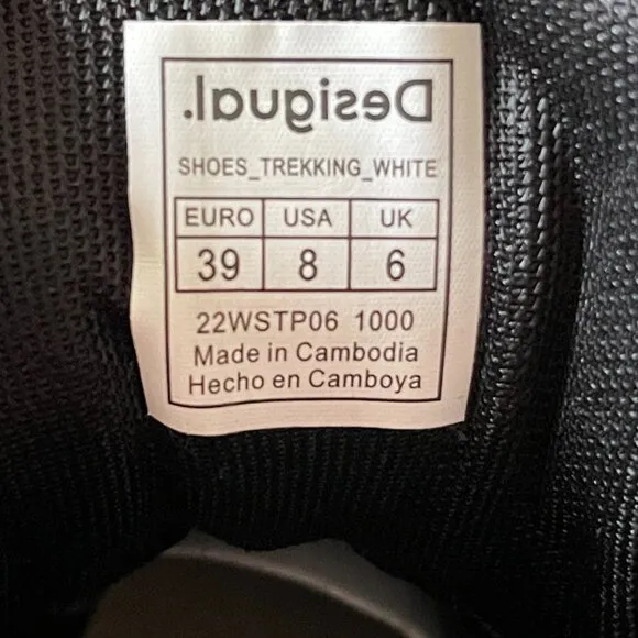NWT Desigual Lace-up Trekking Boots