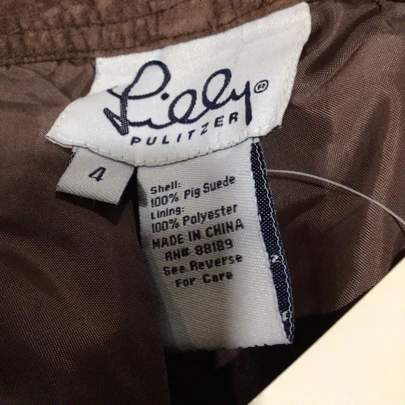 NWT Real Suede Pants