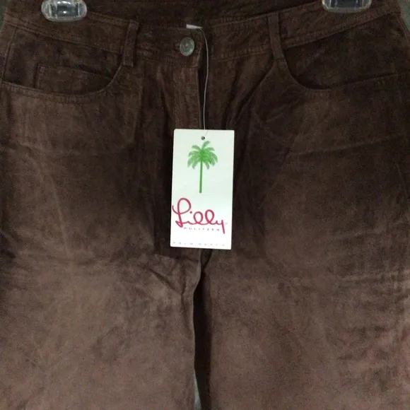 NWT Real Suede Pants