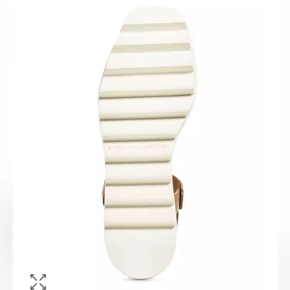 NWT Stella McCartney Brown Elyse Platform Sandals