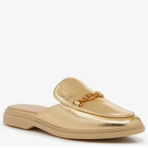 NWTB Sam Edelman Kira Mule in Gold Size 7