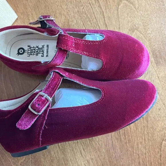 Old Soles &quot;rouge&quot; velvet shoes 13.5 NIB
