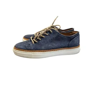 Oliver Sweeney Casual Dress Shoes Sneakers Blue Suede Men Office Career SIZE 8