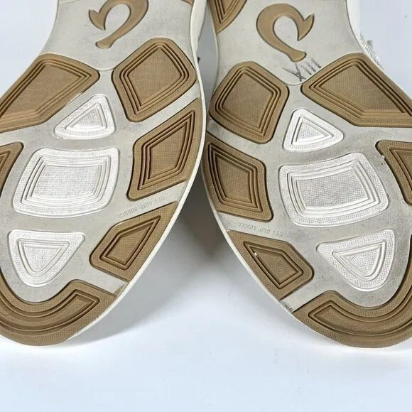 OluKai Holo Convertible Mesh Sneaker Men’s Size 10.5 Shoes Tan Sand Off White