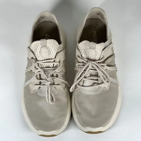 OluKai Holo Convertible Mesh Sneaker Men’s Size 10.5 Shoes Tan Sand Off White