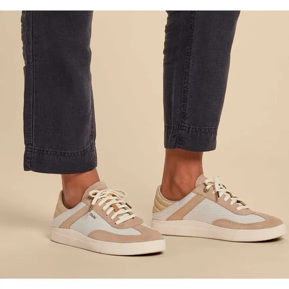 Olukai Kilea Tan Sneakers Womens Shoes Size 8