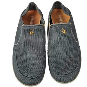 OluKai Nohea Mesh Slip-On Casual Shoes Mens Size 10 Dark‎ Shadow