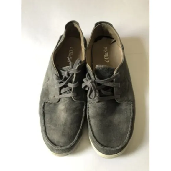Olukai Pahono Lace Up Men's Grey Suede Leather Shoes Size 11