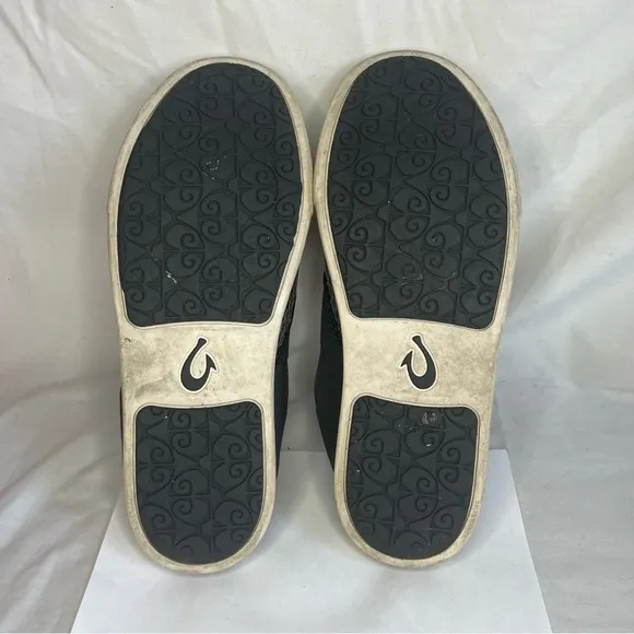 OluKai Pehuea Slip On Shoes Mesh Sneakers Gray Women Size 7.5