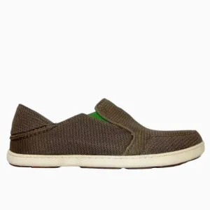 OluKai Shoes Men's Size 10 Nohea Mesh Mustang/Lime Peel Sneakers