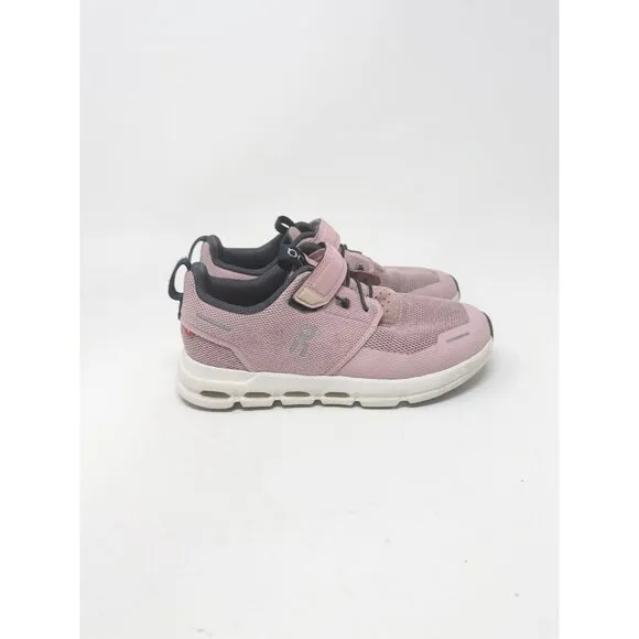 On Cloud Play Kids Running Sneaker Shoes Lace Up Casual Zephyr White Size 1.5