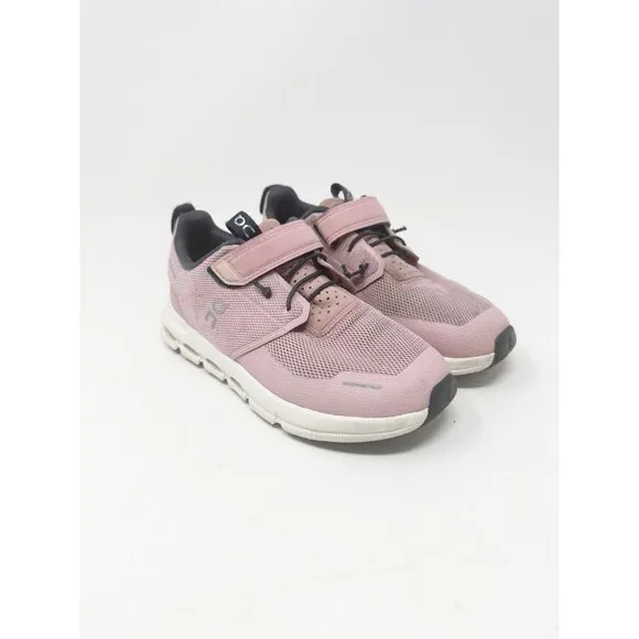 On Cloud Play Kids Running Sneaker Shoes Lace Up Casual Zephyr White Size 1.5