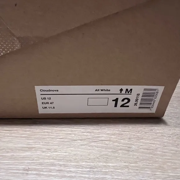On Running Cloudnova Men's White Sneakers