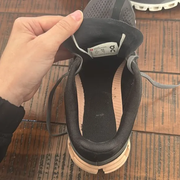 On Running Women’s Black and Pink Shoes