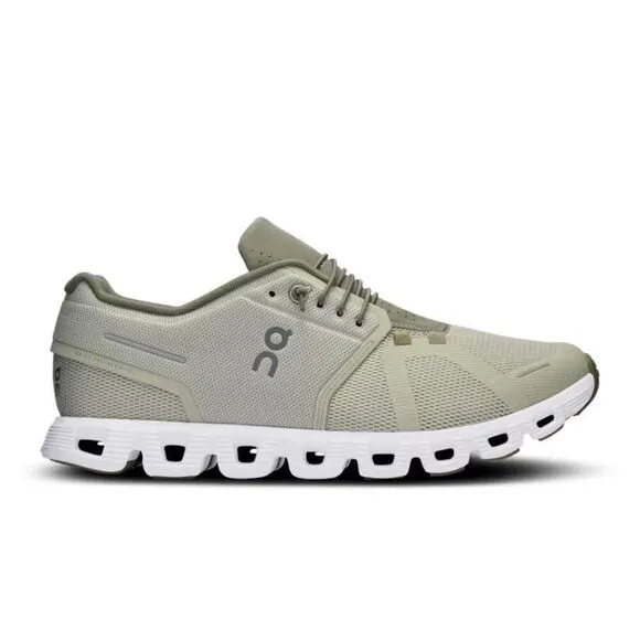 On Cloud 5 59.97771 Sneakers Men's Chalk Grove Low Top Running Shoes FZP404