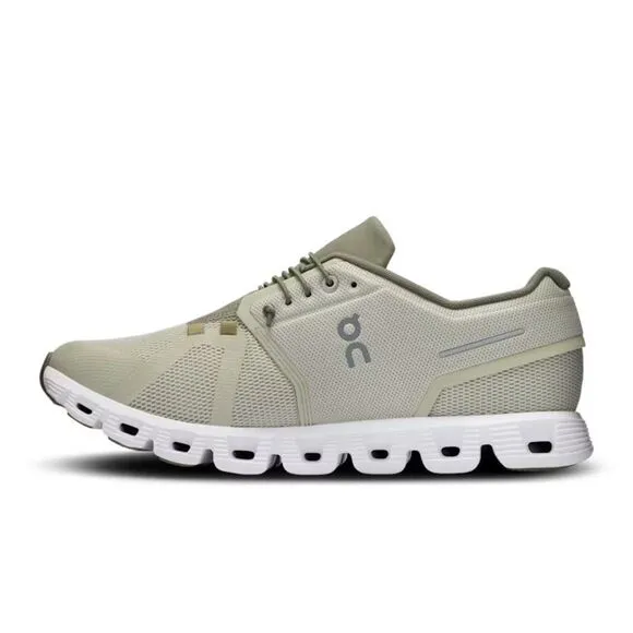 On Cloud 5 59.97771 Sneakers Men's Chalk Grove Low Top Running Shoes FZP404