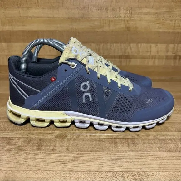 On Cloud Cloudflow Running Shoes Sneakers Women's Size 9 Green Yellow
